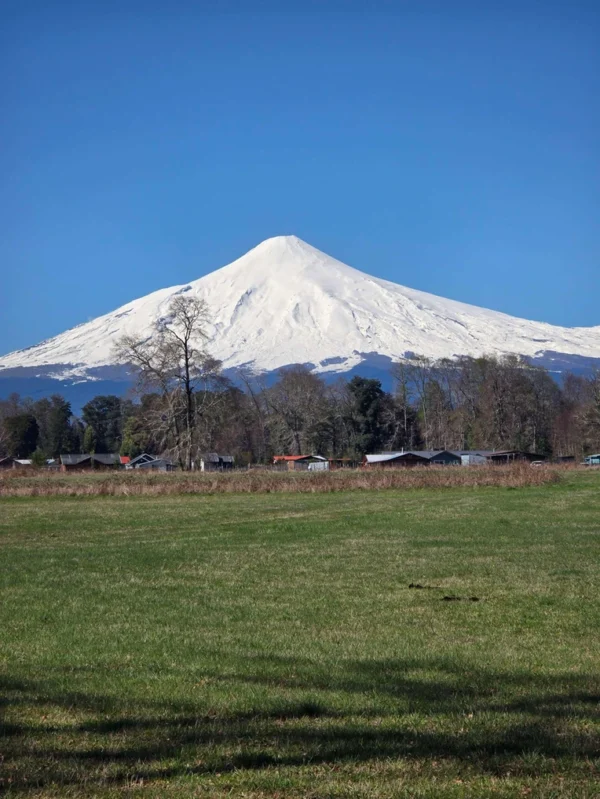 refugio el volcán villarrica