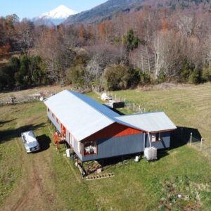 amplia casa en parcela sector la moto villarrica