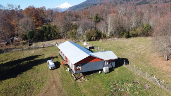 amplia casa en parcela sector la moto villarrica