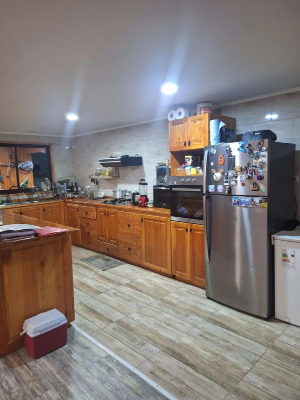 amplia casa en parcela sector la moto villarrica