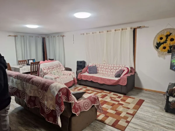 amplia casa en parcela sector la moto villarrica