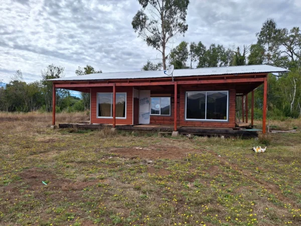 casa por terminar en parcela, sector el prado $70.000.000