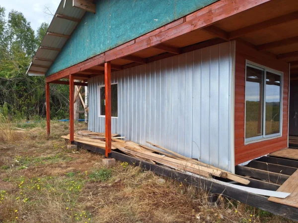 casa por terminar en parcela, sector el prado $70.000.000