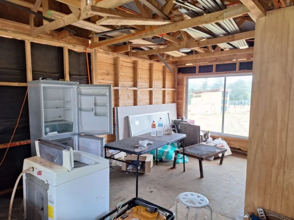 casa por terminar en parcela, sector el prado $70.000.000